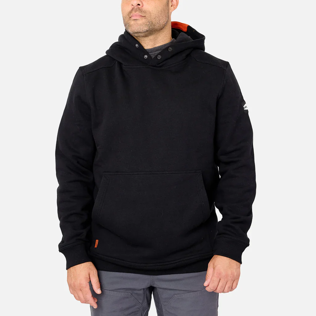 Brunt The Shevlin Hoodie Water Resistant Workwear Hoodie Men's BLACK