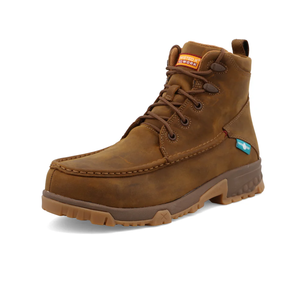 Twisted X 6" Work Boot Brown Men's Brown