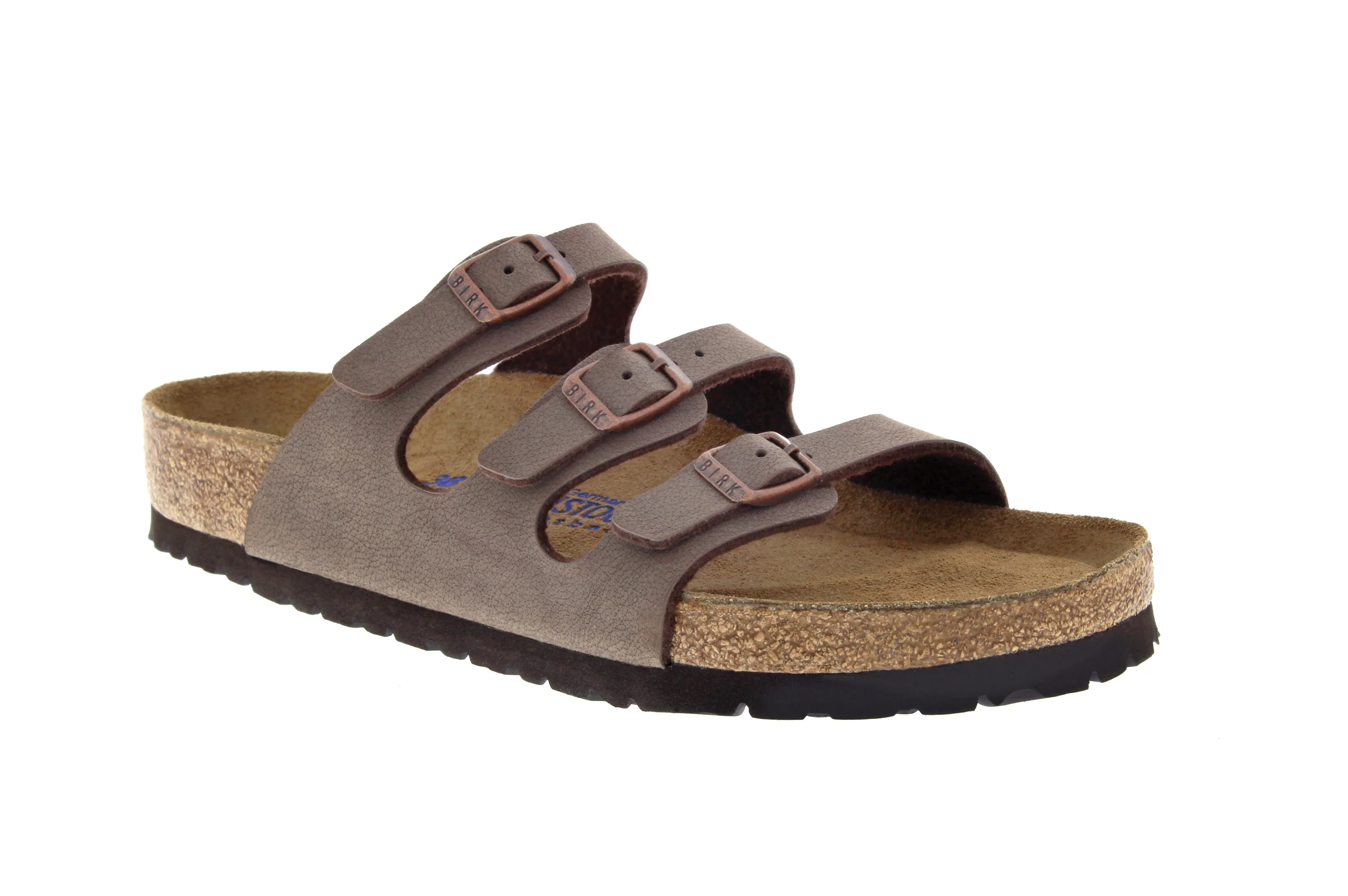 Birkenstock Florida Soft Footbed Birkibuc Mocha