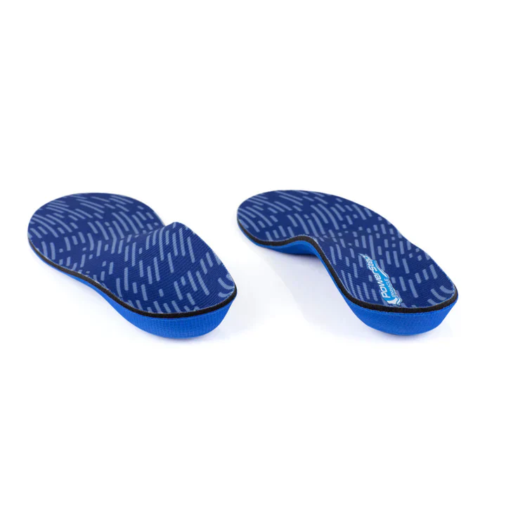 PowerStep Pinnacle Insoles Plantar Fasciitis & Heel Pain Relief Orthotic BLUE