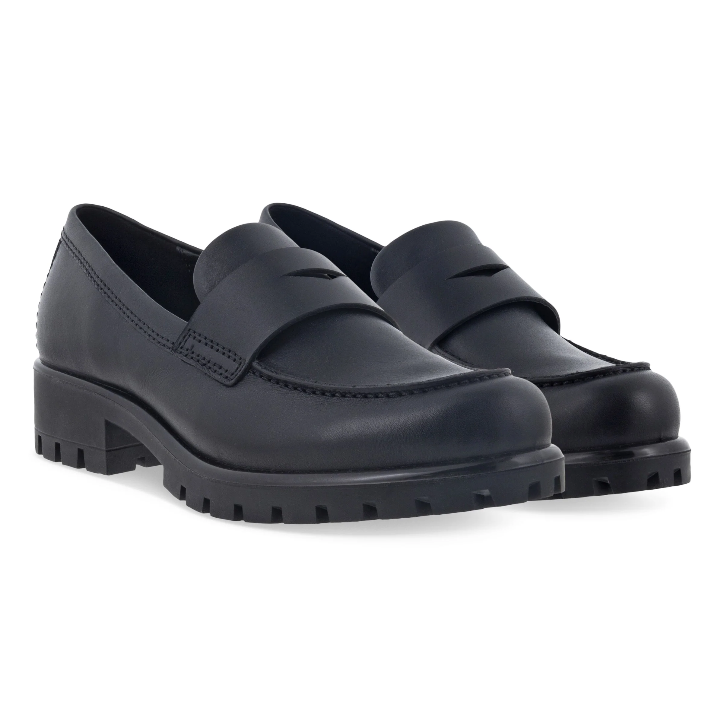 ECCO Modtray Moc-Toe Penny Loafer Women's BLACK