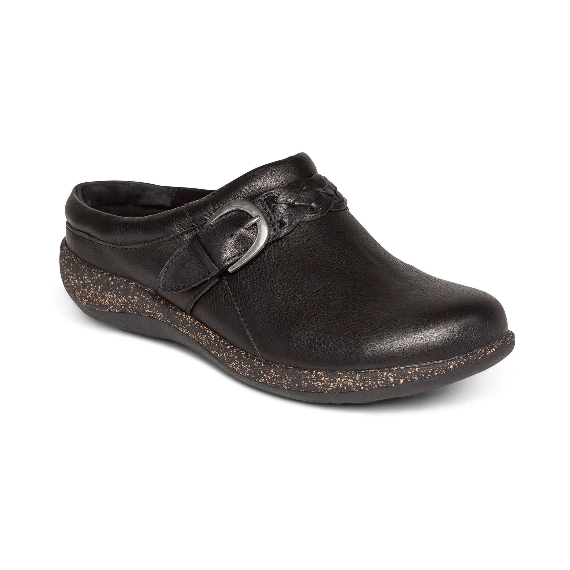 Aetrex Libby Comfort Clog Women's BLACK