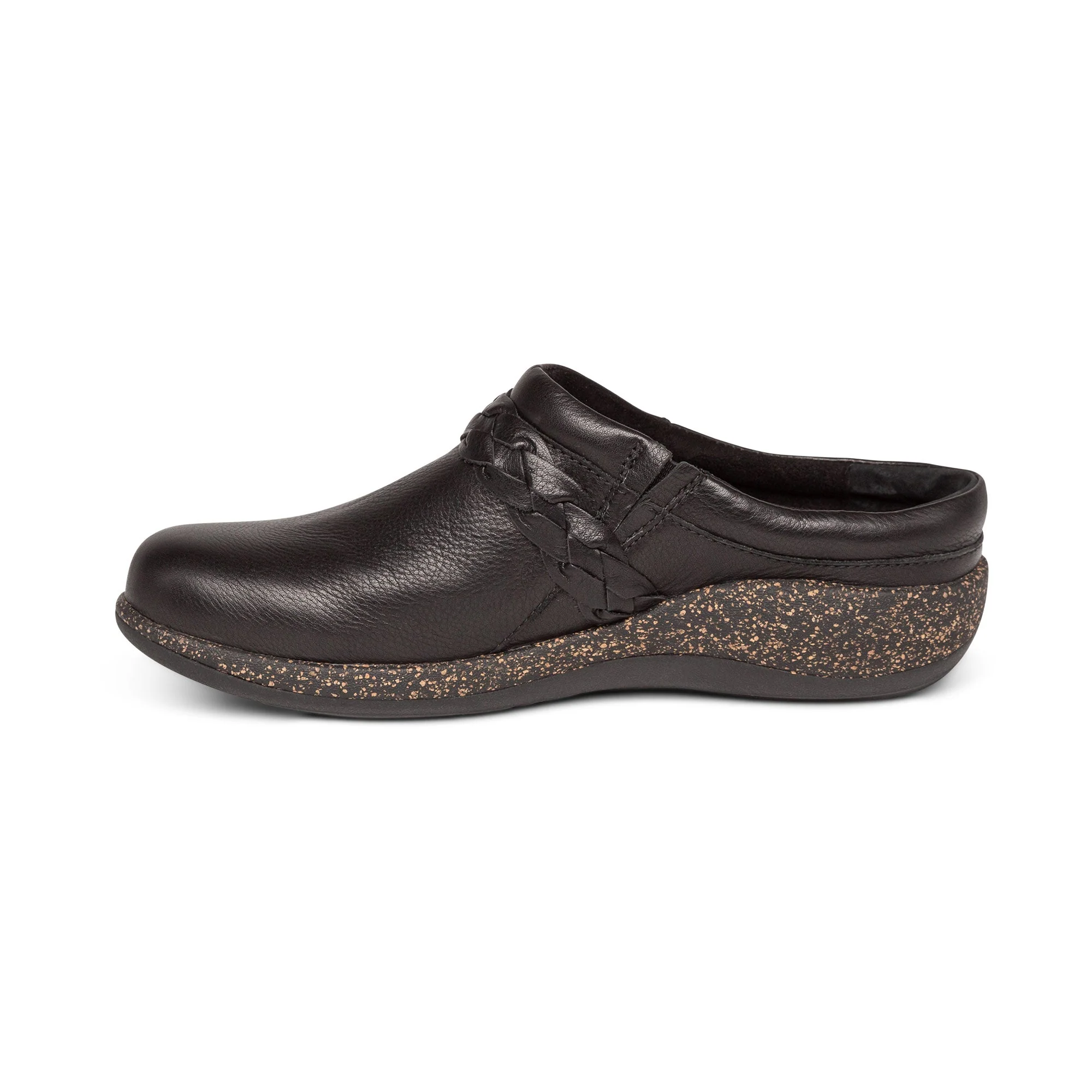 Aetrex Libby Comfort Clog Women's BLACK