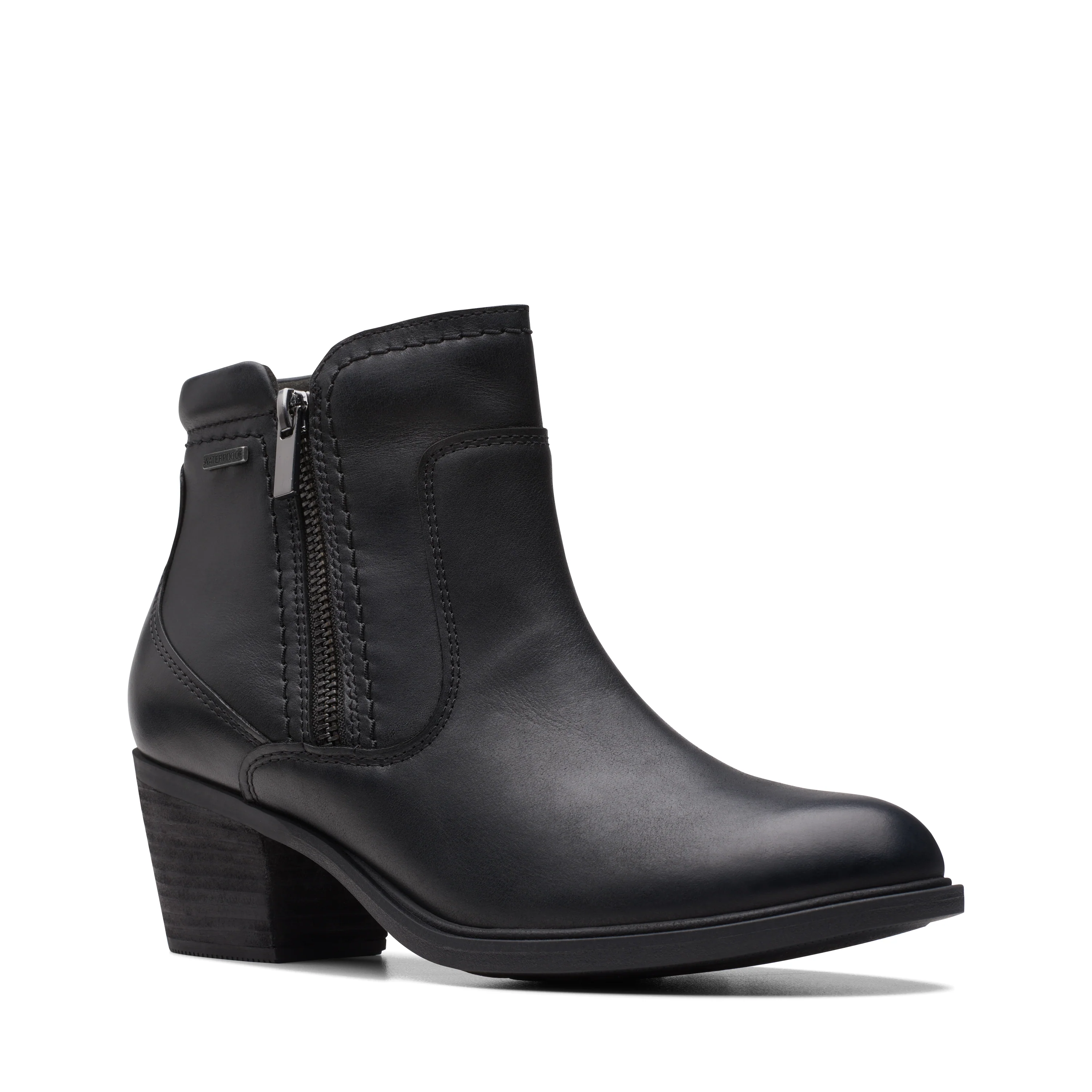 Clarks Neva Zip Waterproof Women's BLACK
