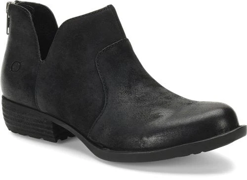 Born Kerri Distressed Leather Women's Black