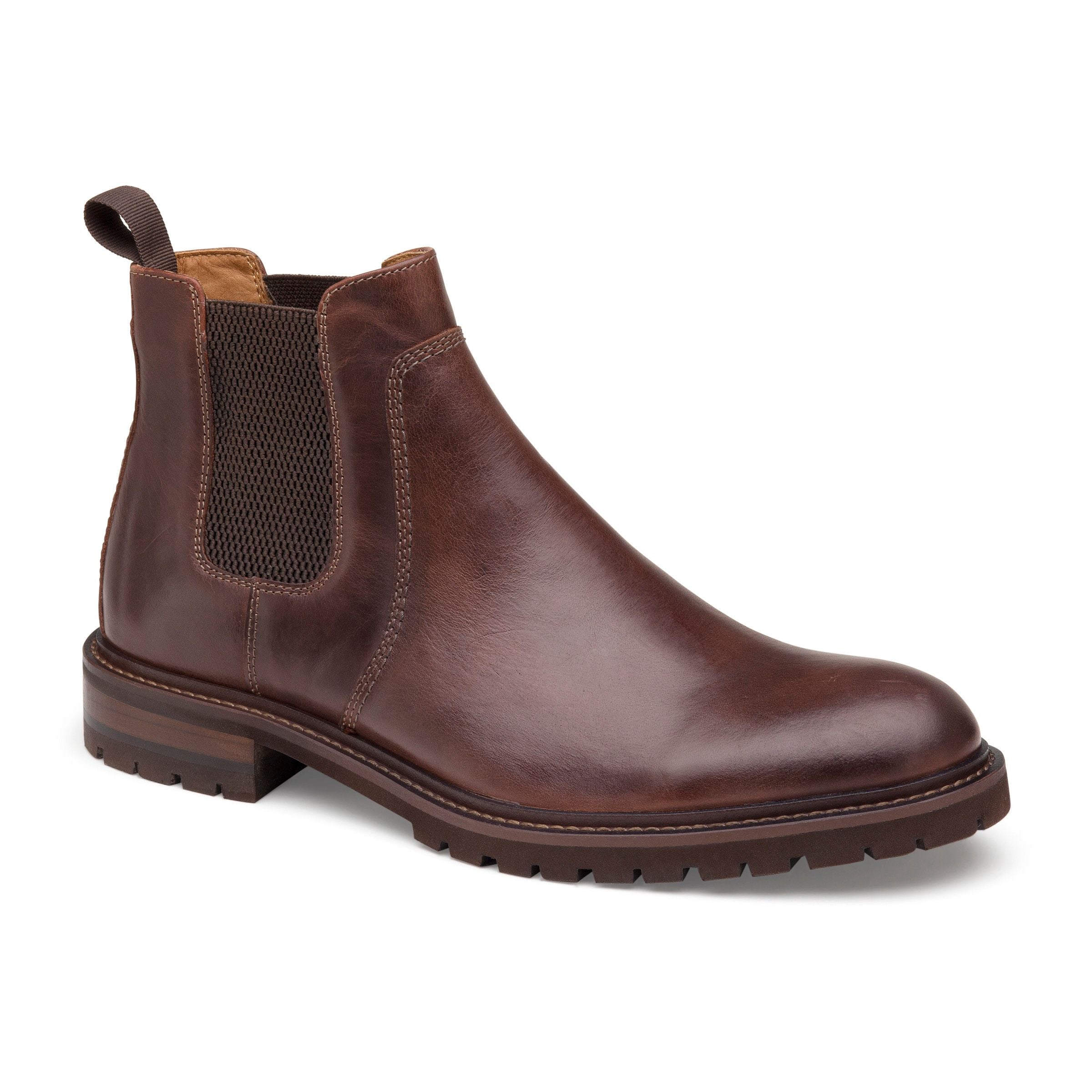 Johnston & Murphy Barret Chelsea Boot Men's TAN SUEDE