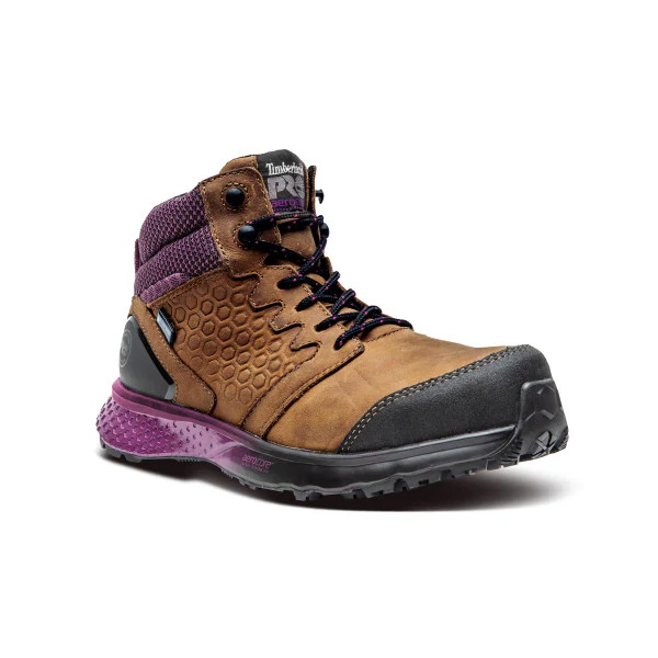 Timberland PRO Reaxion Comp Toe Waterproof Boots Women's Brown