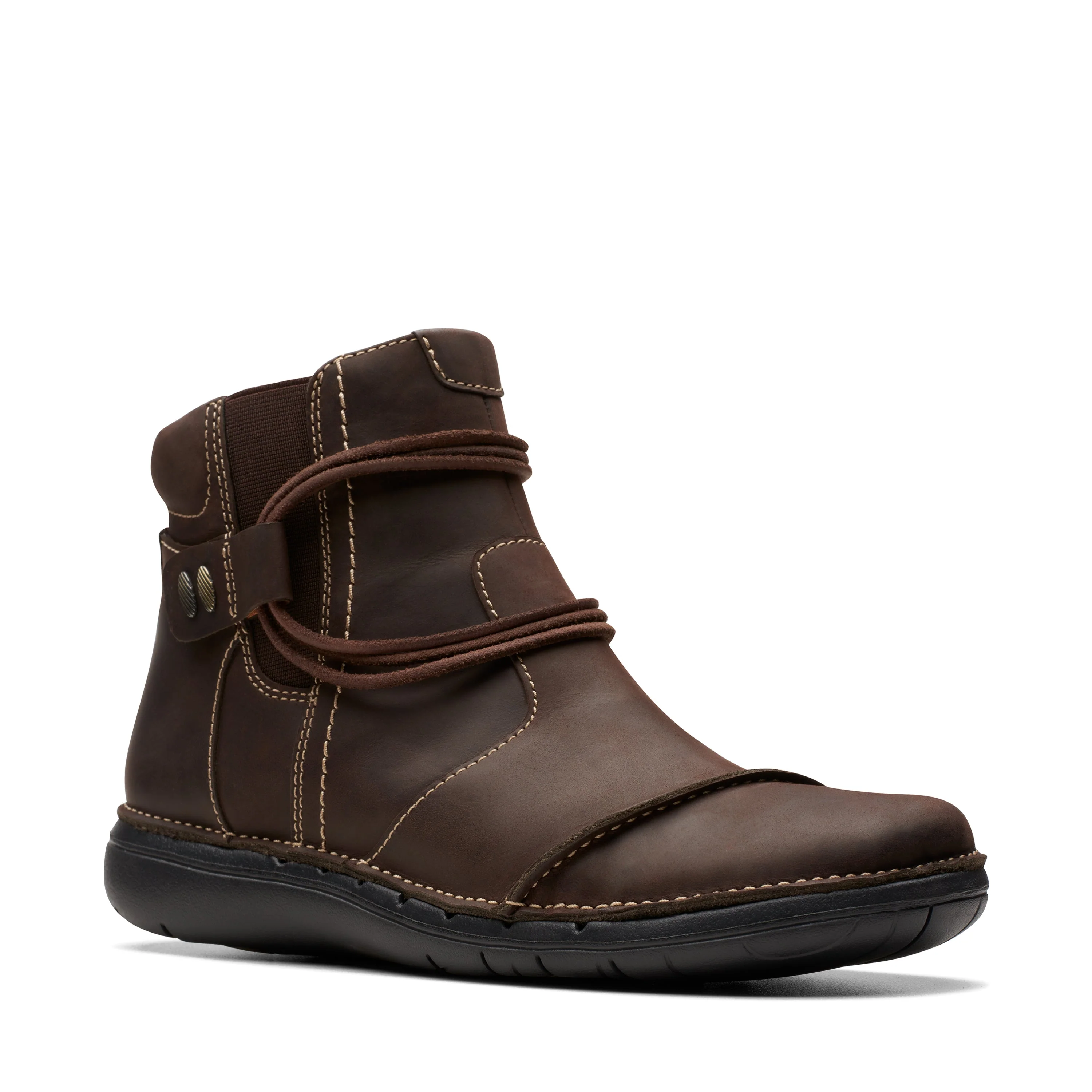 Clarks Un Loop Up Women's Dark Brown