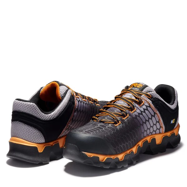 Timberland PRO Powertrain Sport SD Safety Toe Work Shoes Men's Orange Grey/Orange