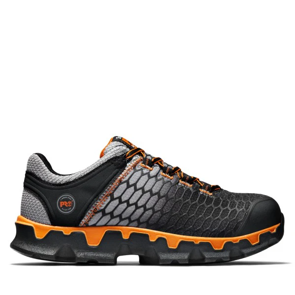 Timberland PRO Powertrain Sport SD Safety Toe Work Shoes Men's Orange Grey/Orange