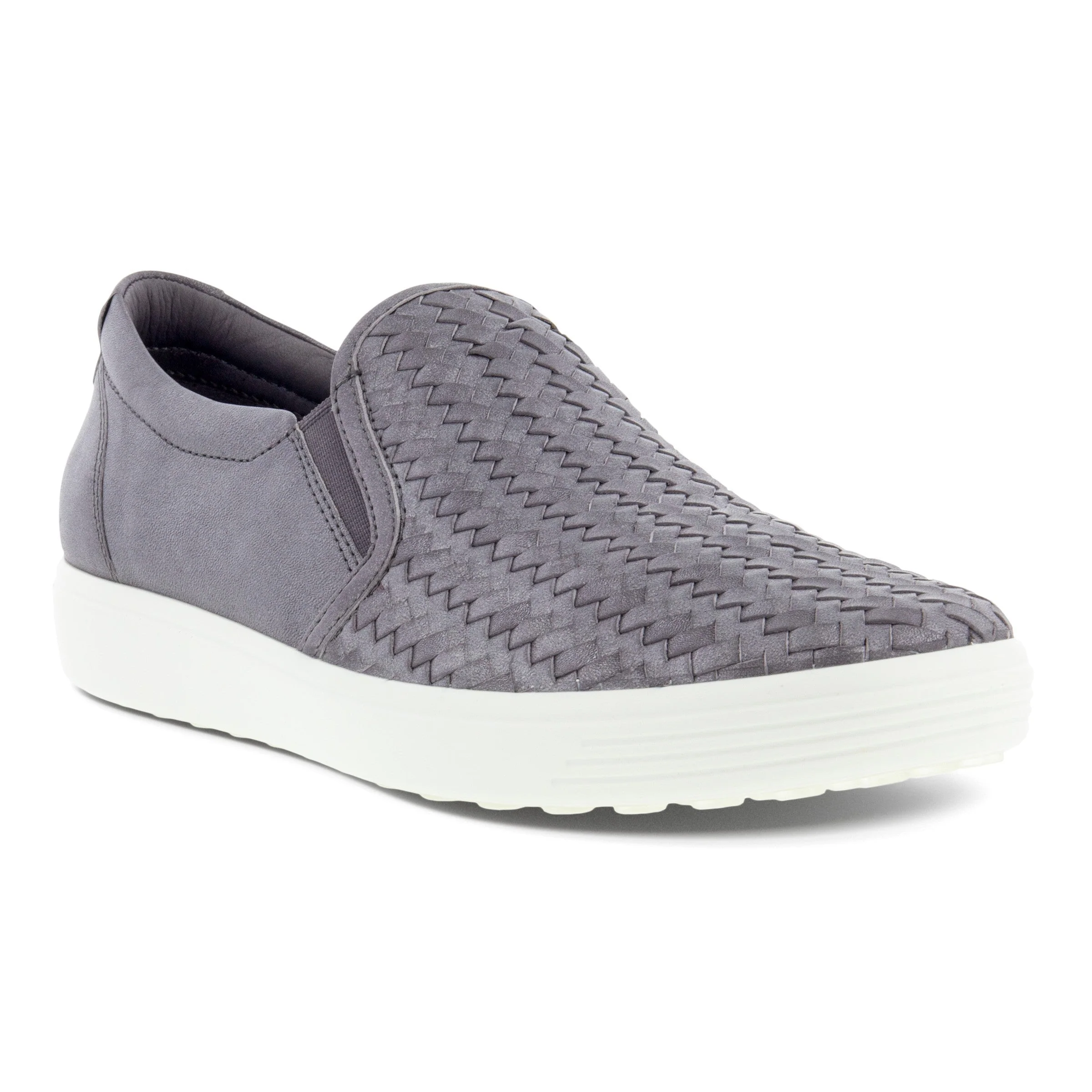 ECCO Soft 7 Woven Slip on Women's Black