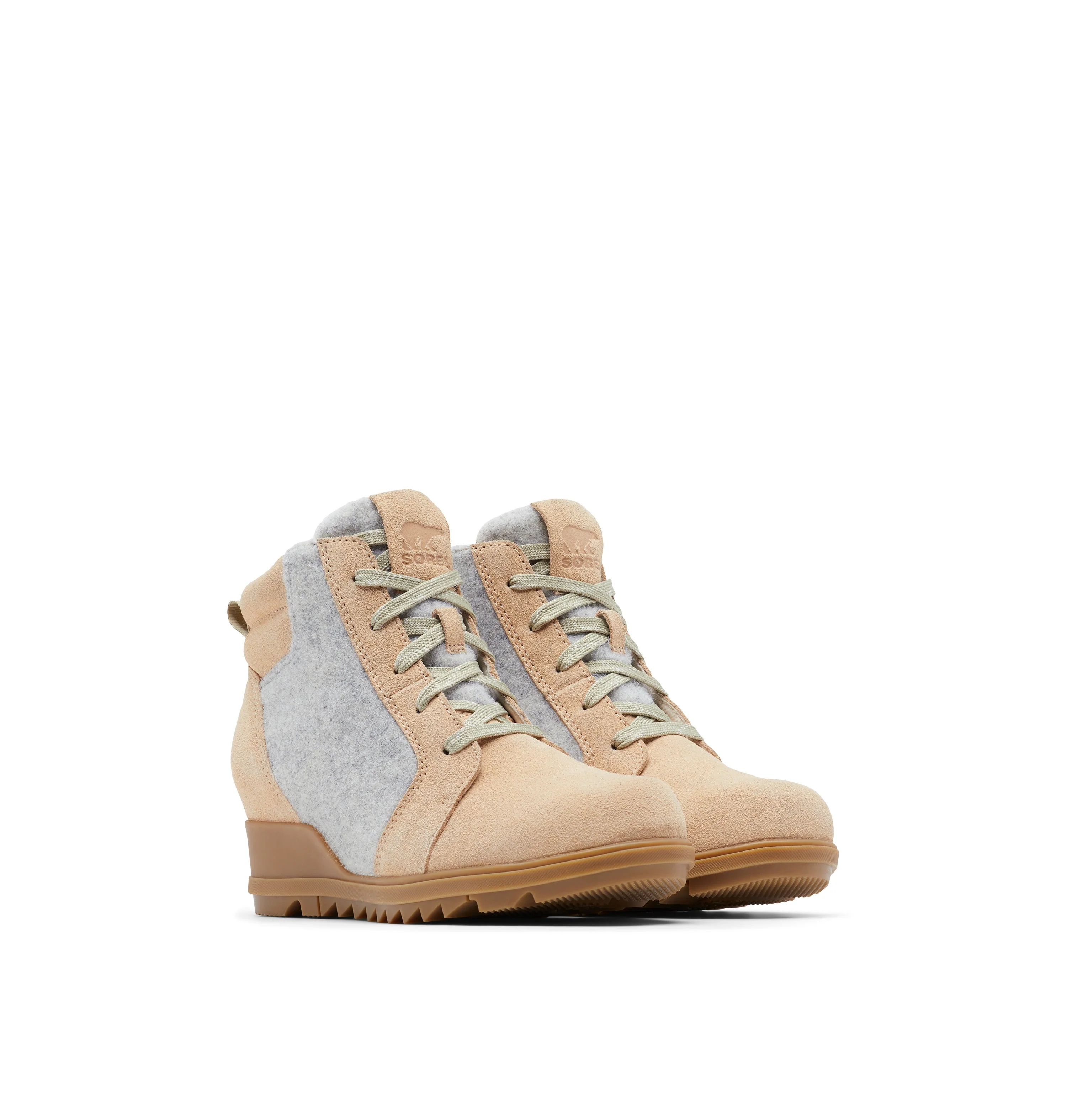 Sorel Evie Ankle Lace Bootie Women's Ceramic/Natural