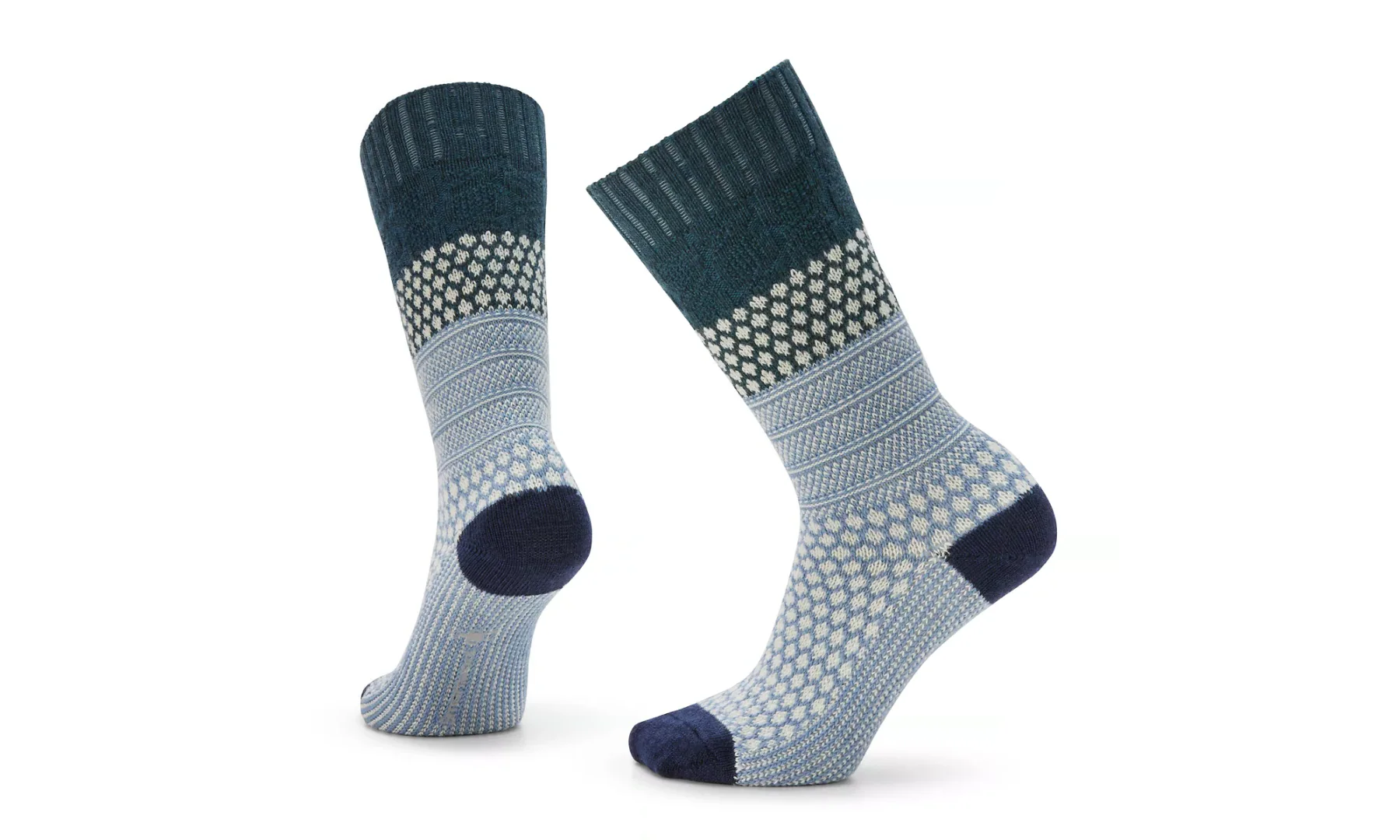 Smartwool Everyday Popcorn Cable Full Cushion Crew Socks NATURAL DONEGAL