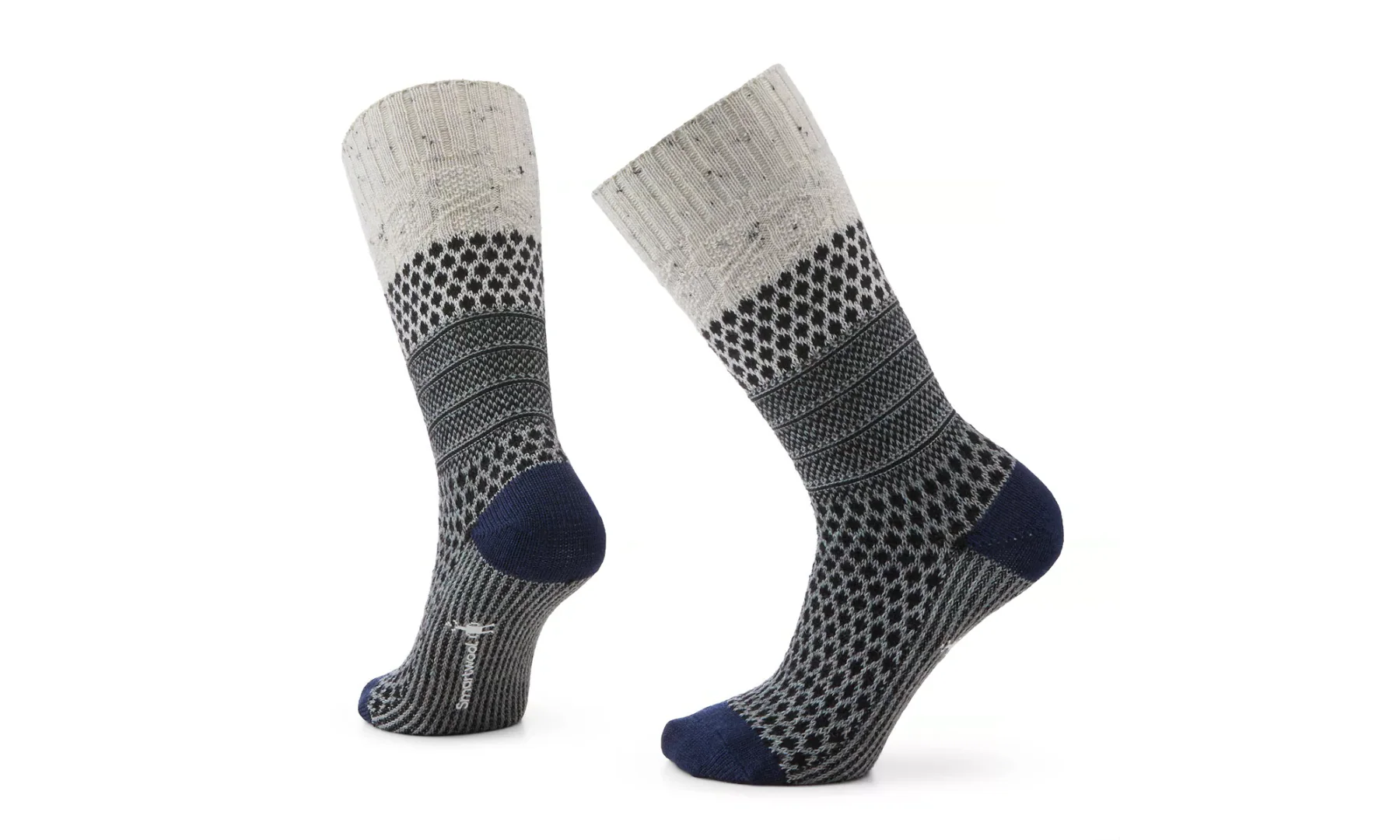 Smartwool Everyday Popcorn Cable Full Cushion Crew Socks NATURAL DONEGAL