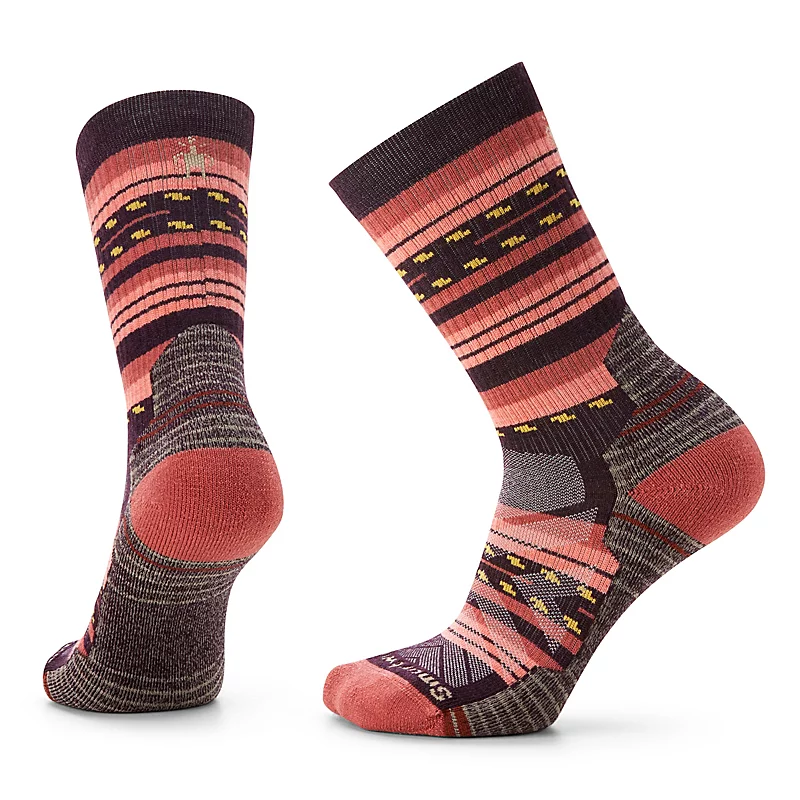Smartwool Hike Light Cushion Margarita Crew Socks PURPLE ECLIPSE