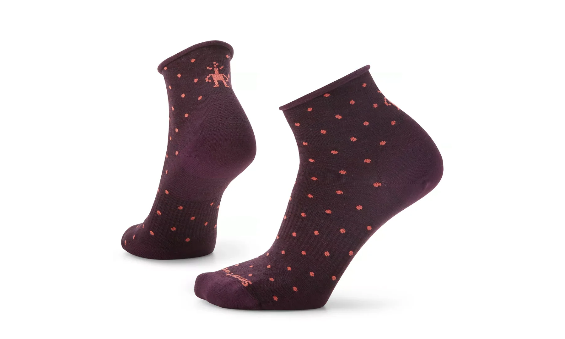 Smartwool Everyday Classic Dot Zero Cushion Ankle Socks CHARCOAL