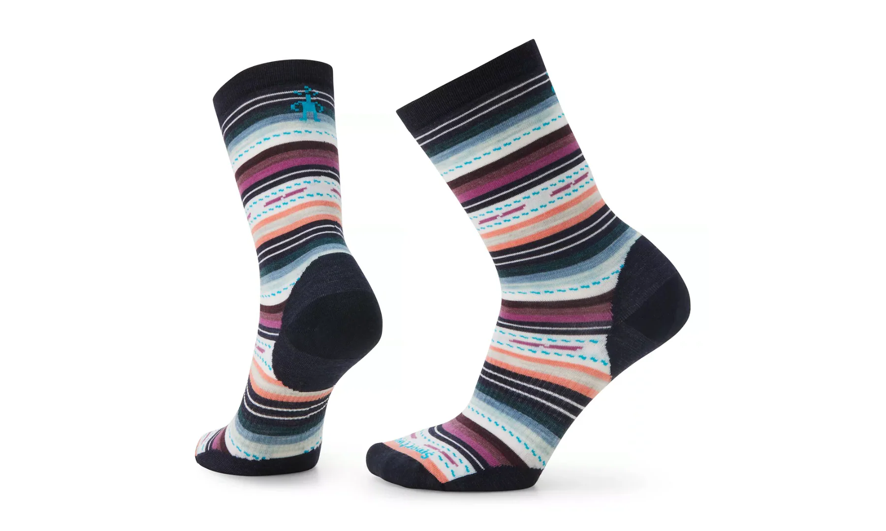 Smartwool Everyday Margarita Zero Cushion Crew Socks CHARCOAL
