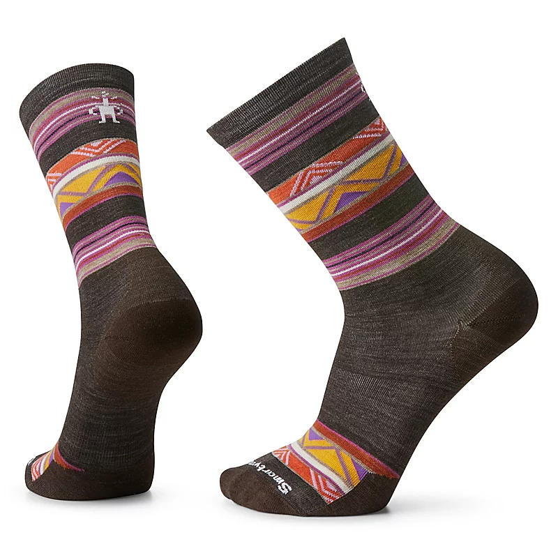 Smartwool Everyday Zig Zag Valley Zero Cushion Crew LIGHT GRAY