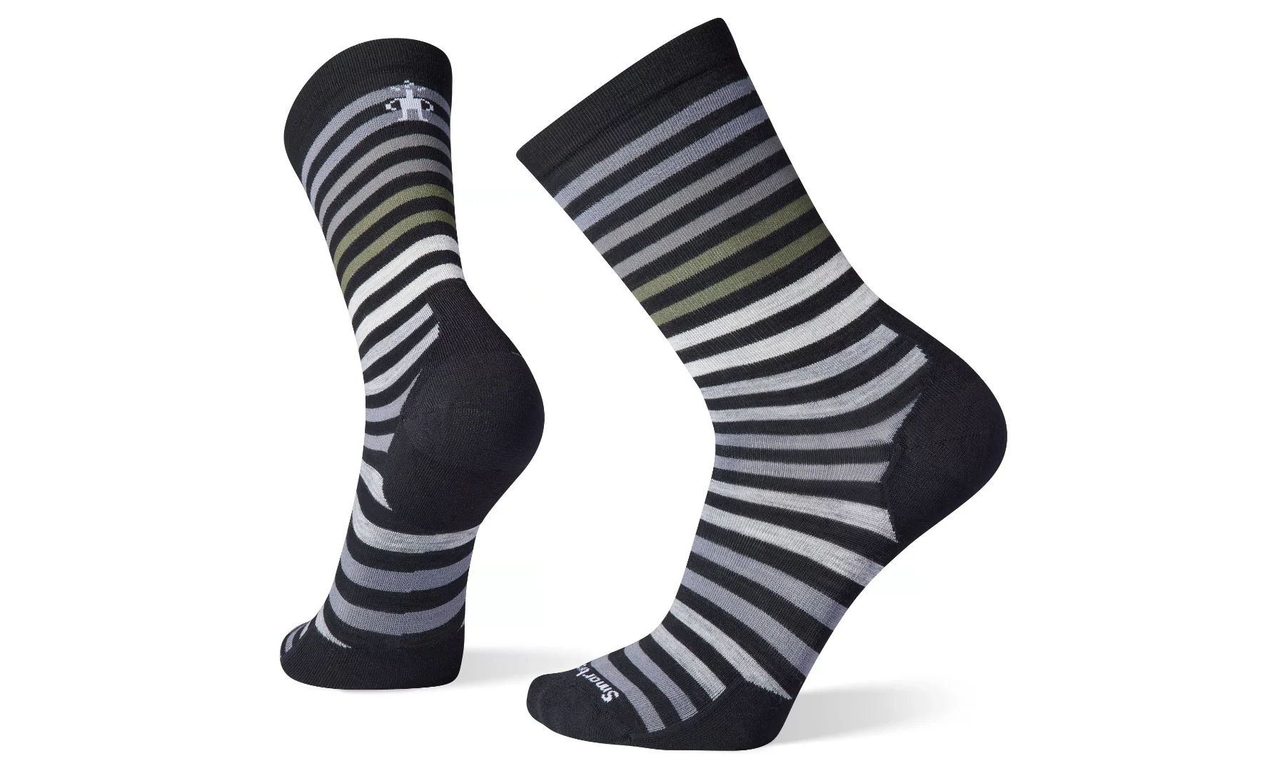 Smartwool Everyday Spruce Street Zero Cushion Crew Socks BLACK