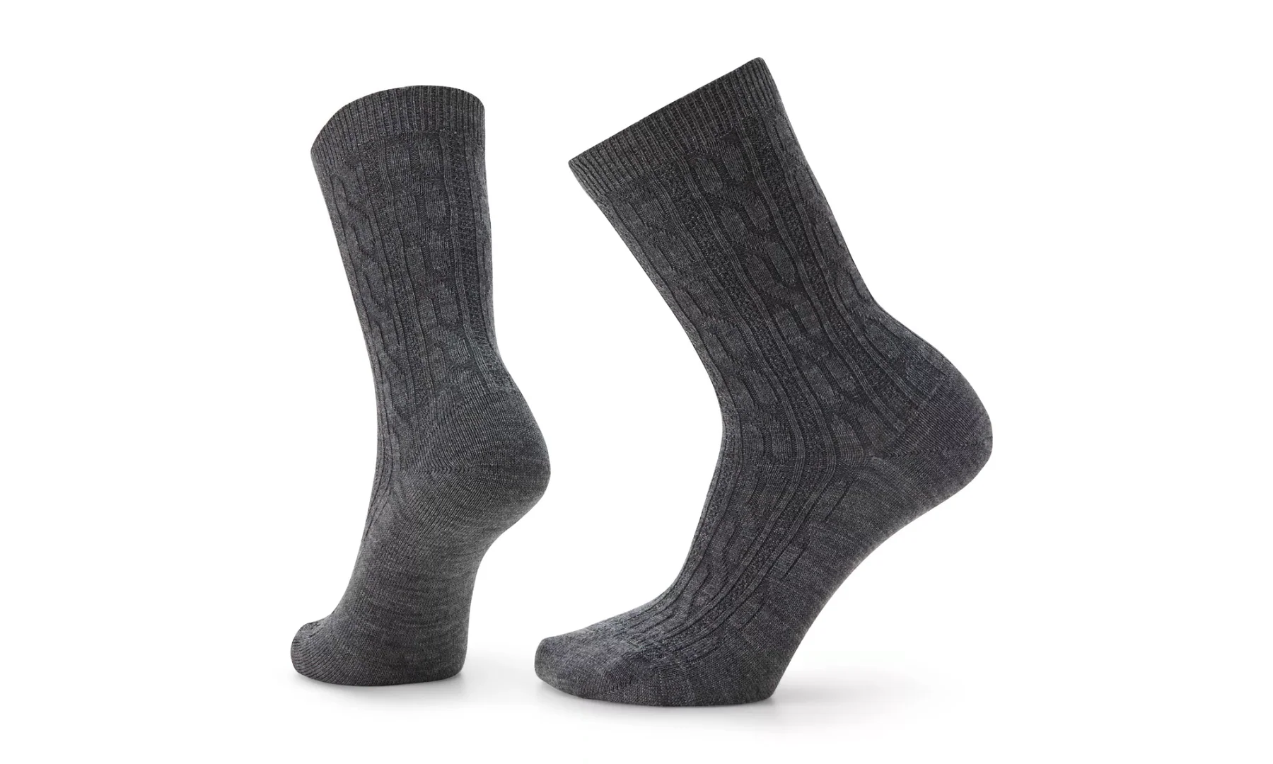 Smartwool Everyday Cable Zero Cushion Crew MEDIUM GRAY