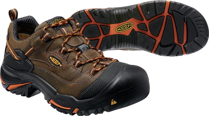 Keen Utility Braddock Low (Soft Toe) Men's CASCADE/ORANGE
