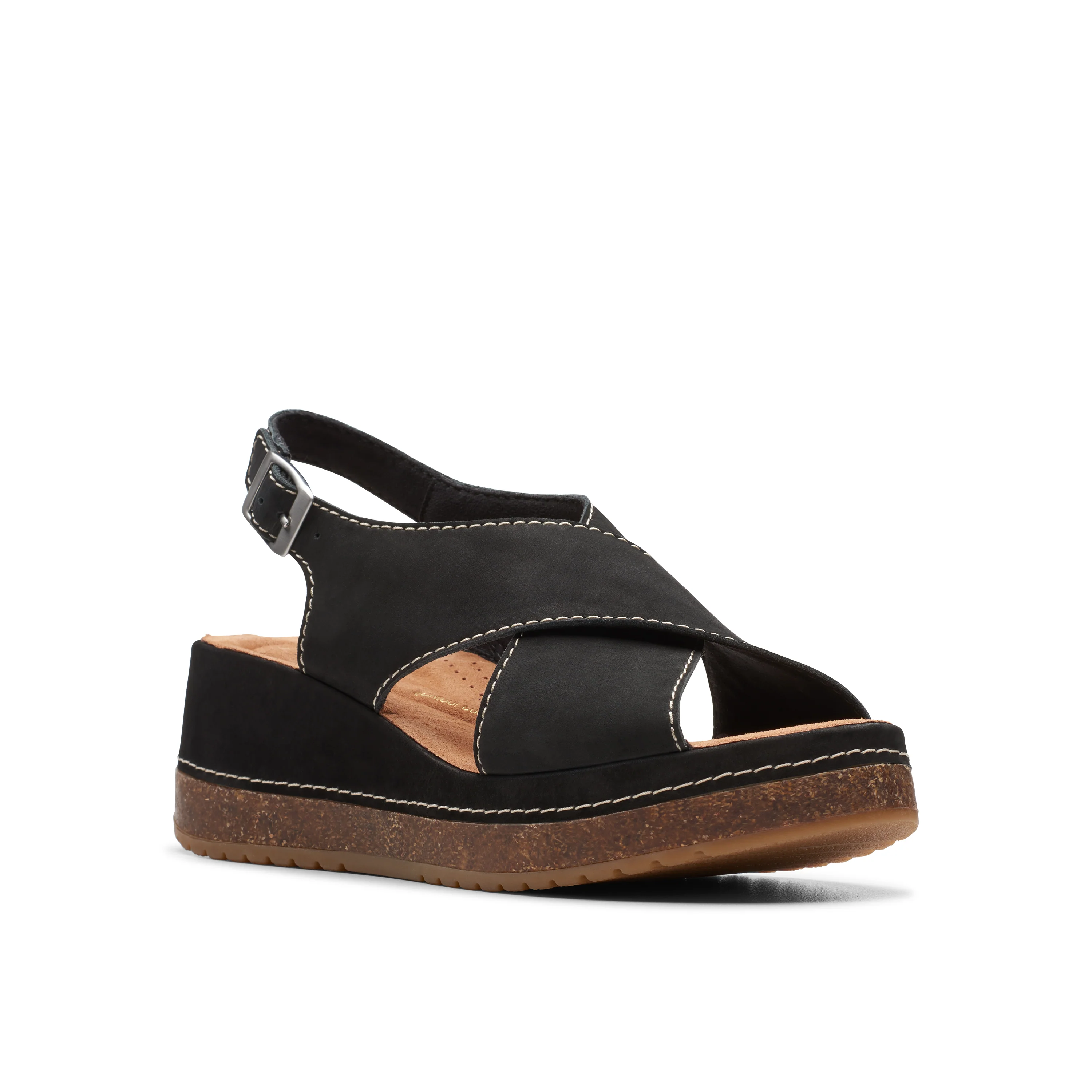 Clarks Kassanda Step Nubuck Women's BLACK