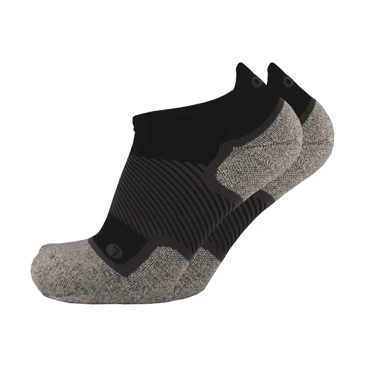 OS1st Wellness Performance No Show Socks BLACK
