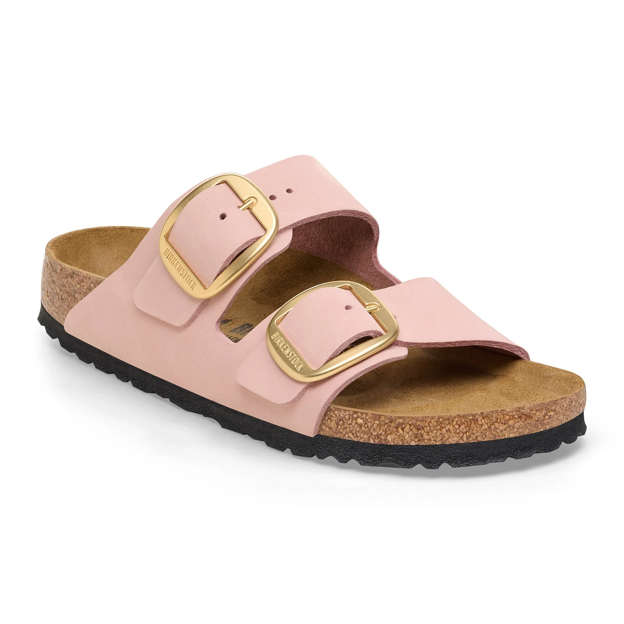 Birkenstock Arizona Big Buckle Nubuck Leather Women's Sandcastle