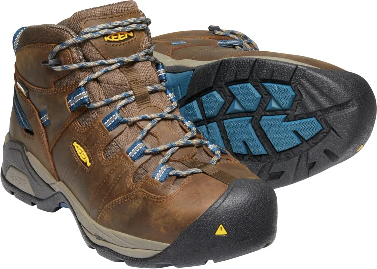 Keen Utility Detroit XT Waterproof Boot (Steel Toe) Men's CASCADE BROWN/GUM