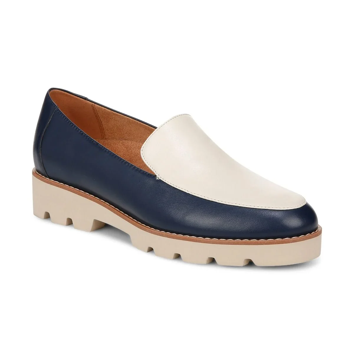 Vionic Kensley Loafer Women's NAVY/CREAM NAPPA