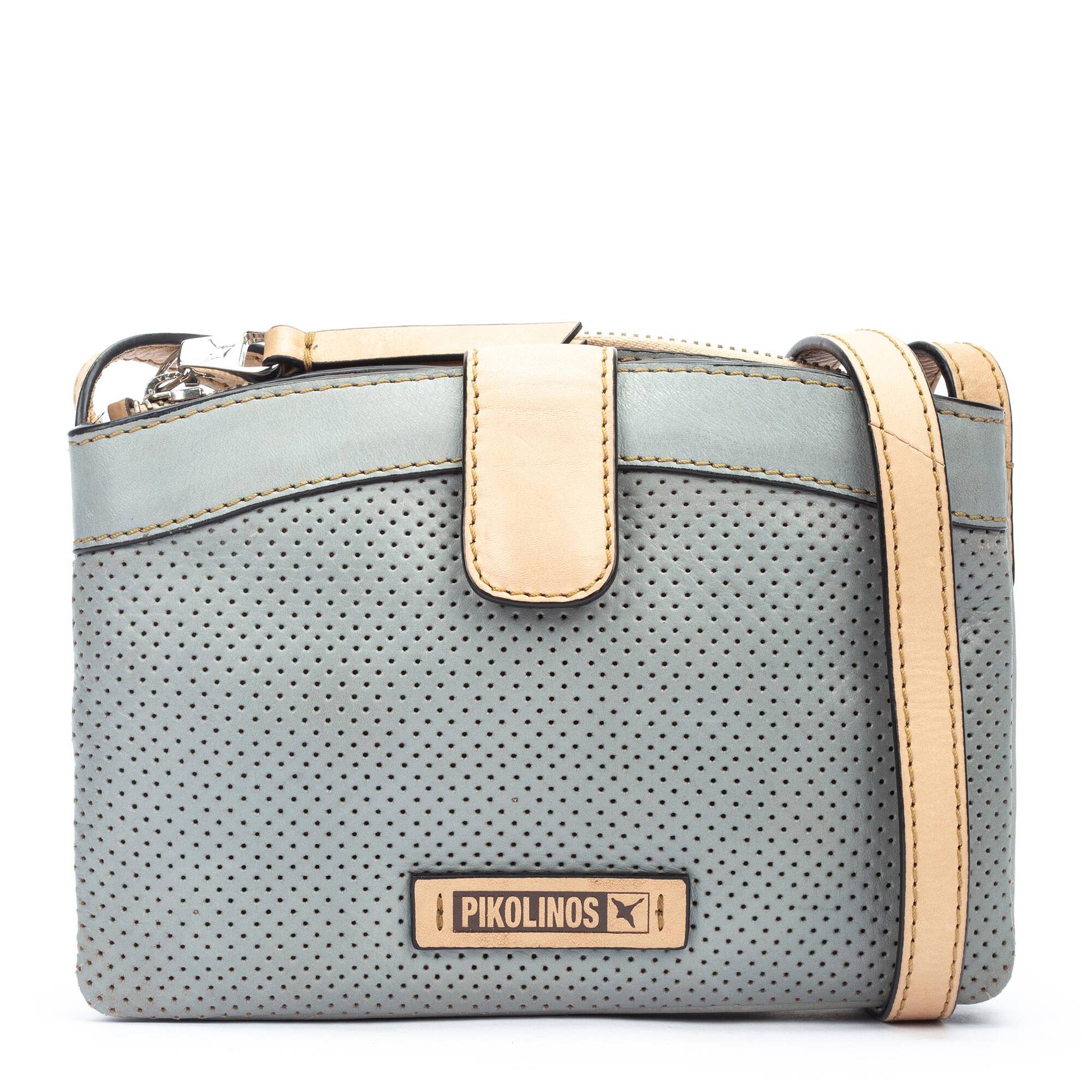Pikolinos Salinas Leather Shoulder Bag DENIM
