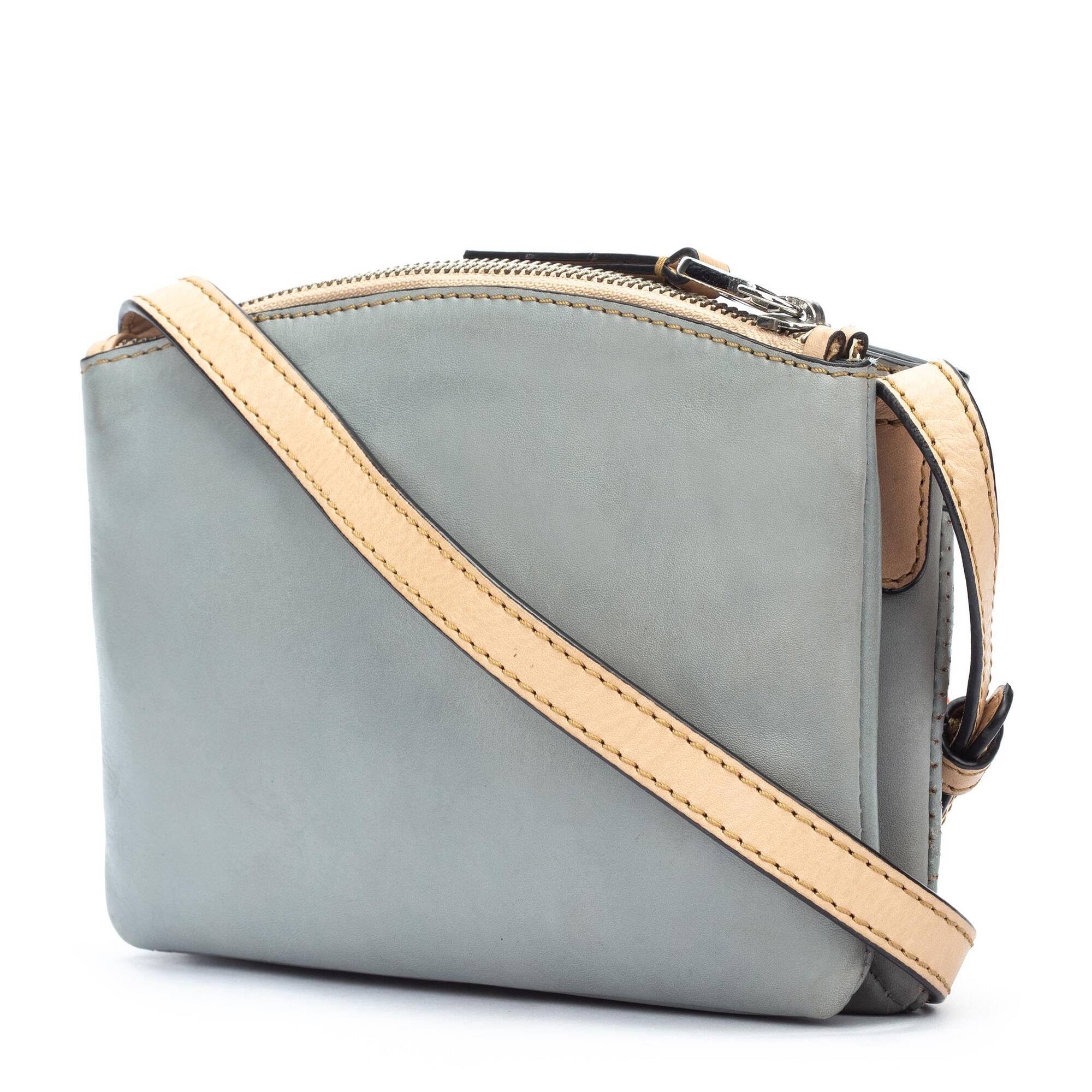 Pikolinos Salinas Leather Shoulder Bag DENIM