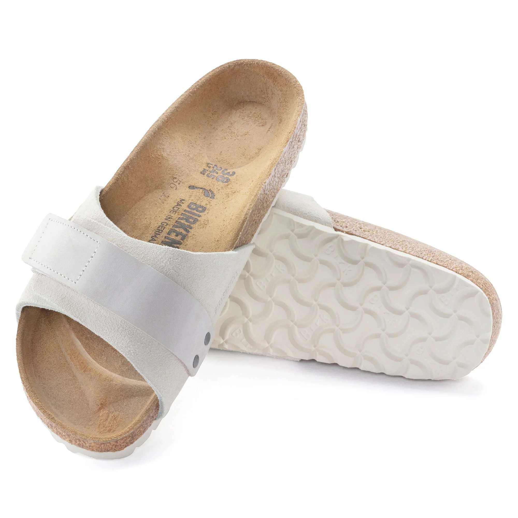 Birkenstock Oita Suede Leather Women's Antique White