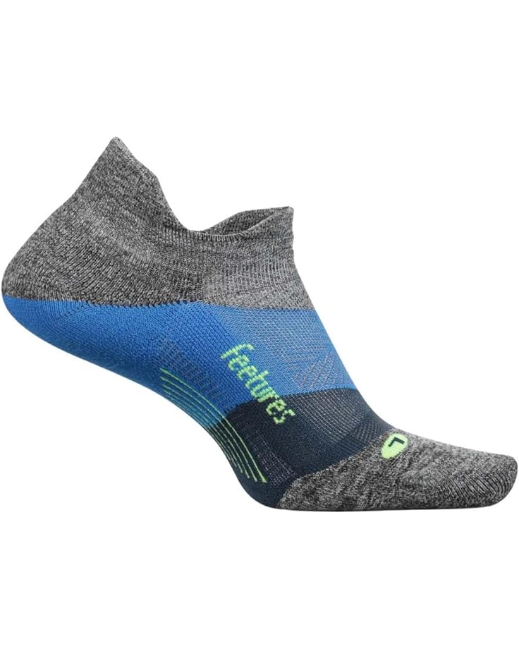 Feetures Elite Light Cushion No Show Tab GRAVITY GRAY