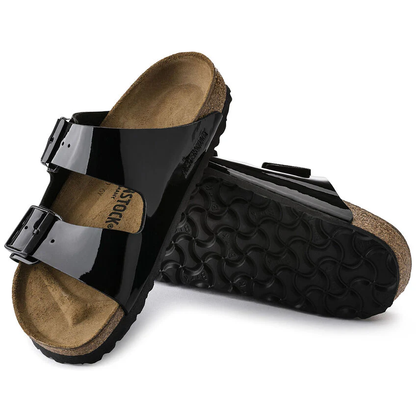 Birkenstock Arizona Birko-Flor Patent Women's SAND