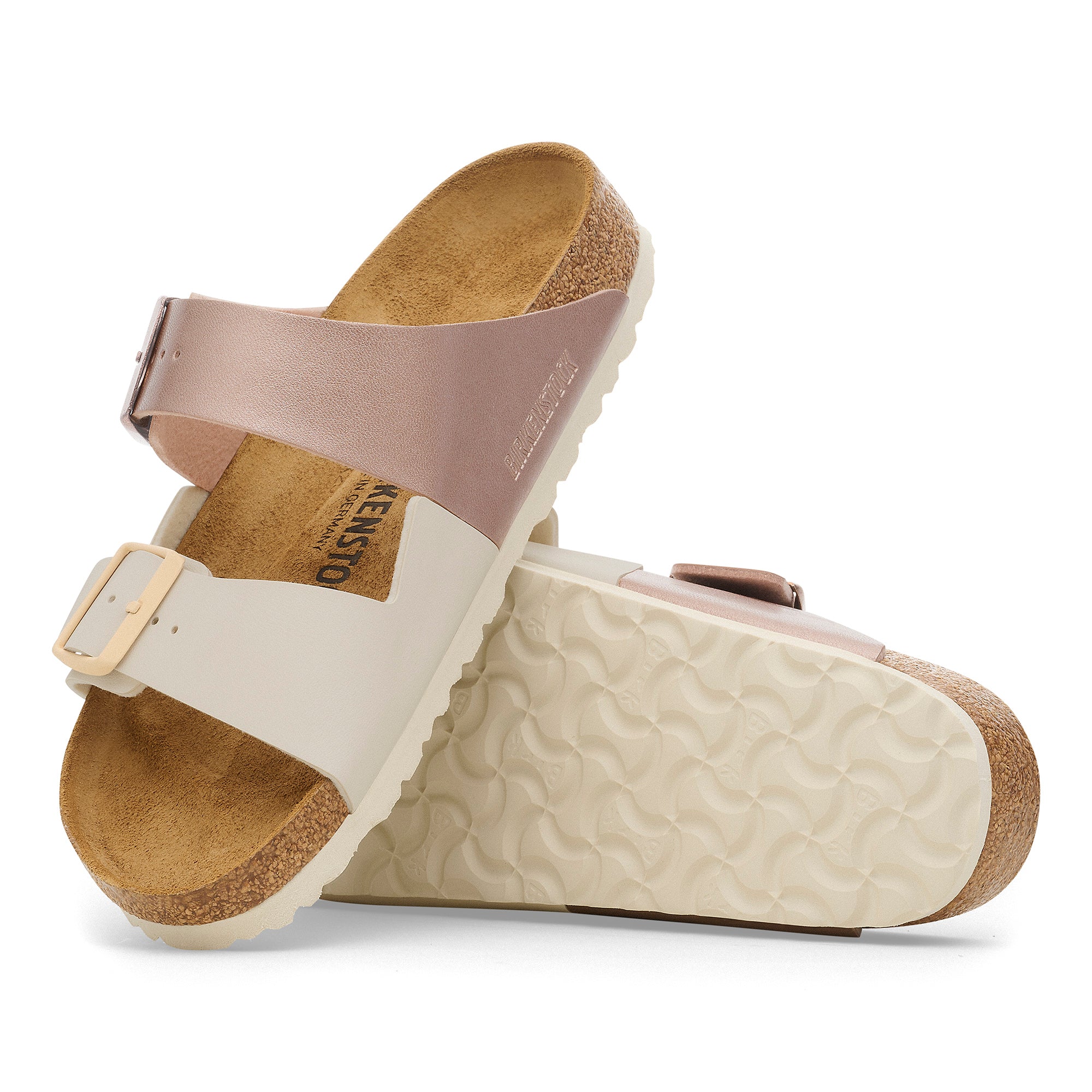 Birkenstock Arizona Split Birko-Flor Women's Eggshell/Copper