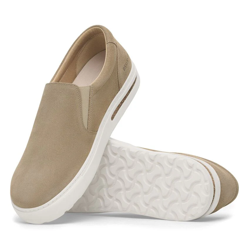 Birkenstock Oswego Suede Leather Unisex Taupe