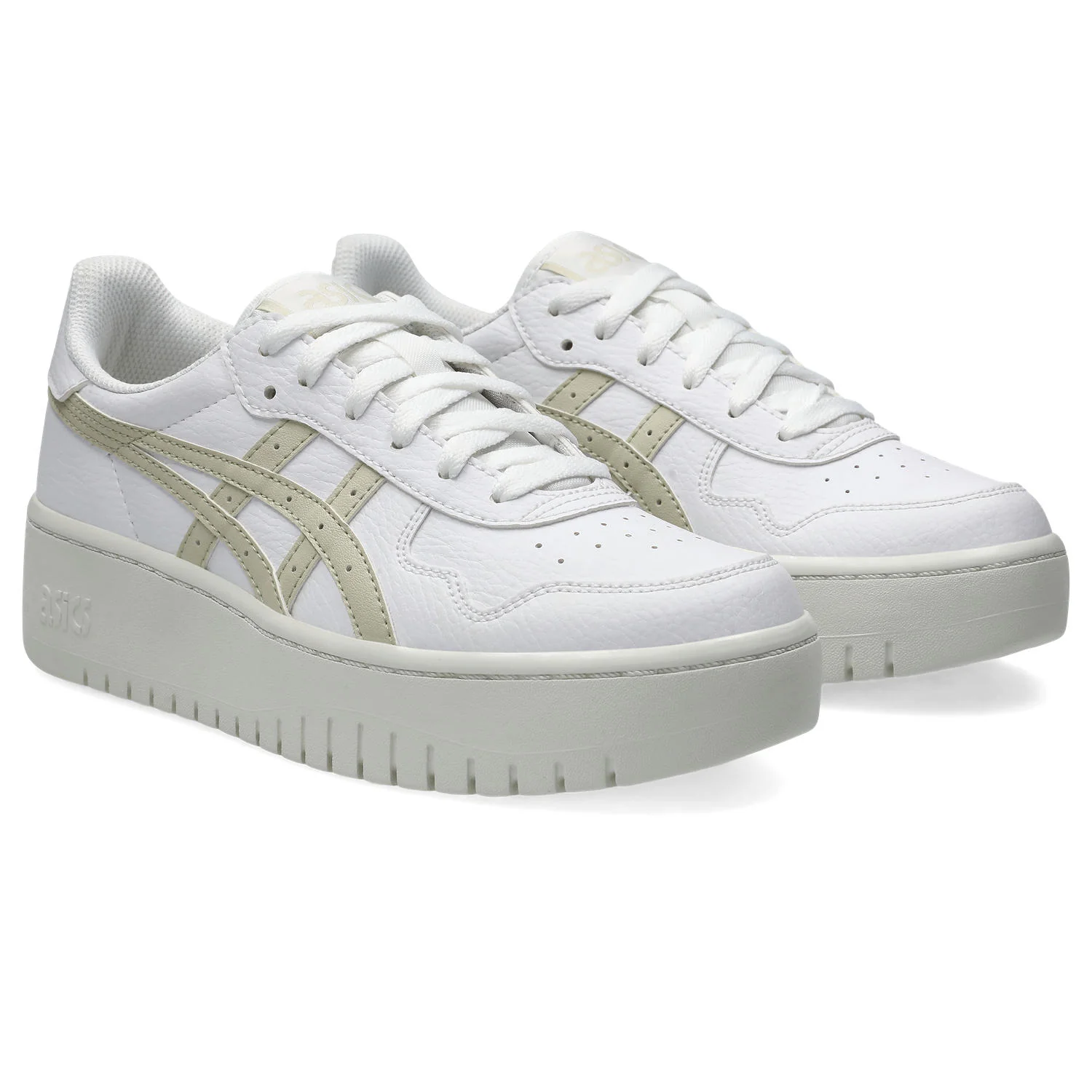 Asics Japan S PF Women's Sportstyle Shoes WHITE/LIGHT DUST