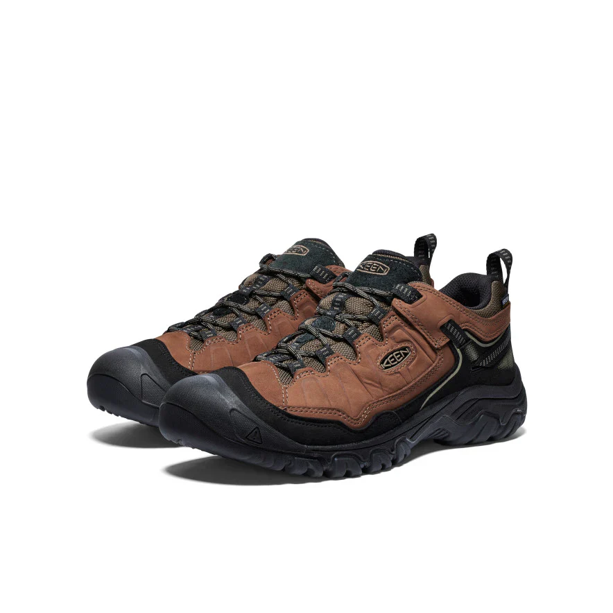 Keen Targhee IV Waterproof Hiking Shoe Men's BISON/BRINDLE