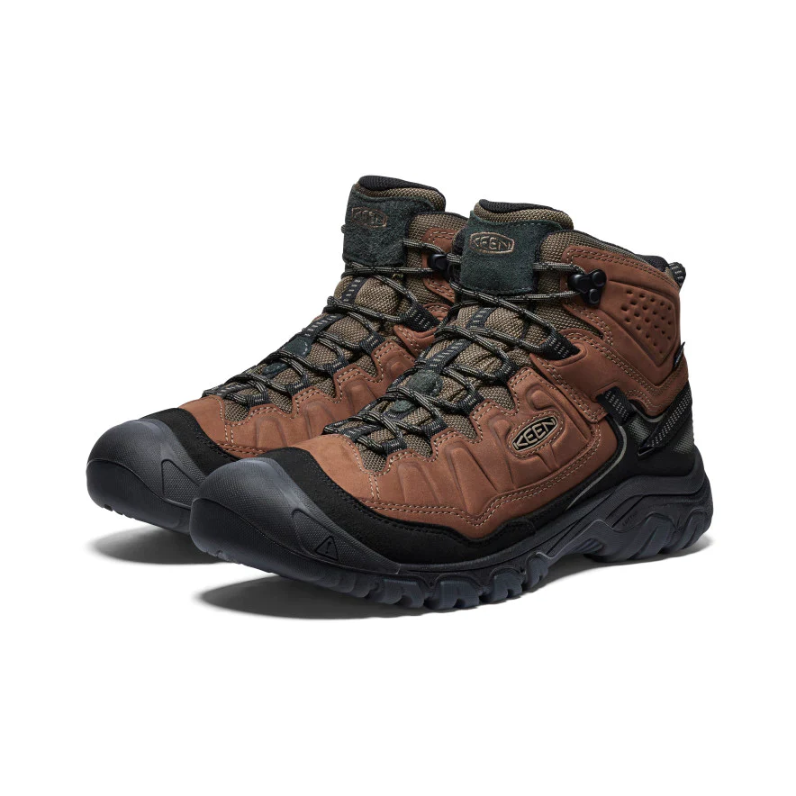 KEEN TARGHEE IV WATERPROOF HIKING BOOT MEN'S (WIDE WIDTH) BISON/BRINDLE 1 8833-keen-targhee-iv-waterproof-hiking-boot-men-s-wide-width-bison-brindle-1.webp