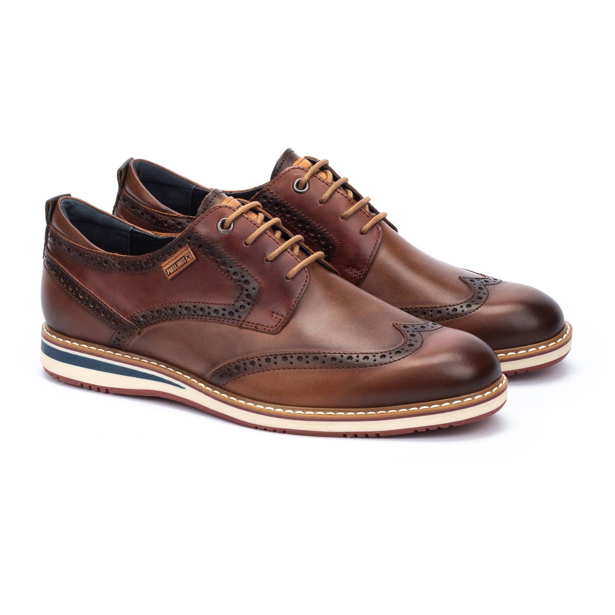 Pikolinos Avila Two-Tone Dress Shoes Men's CUERO