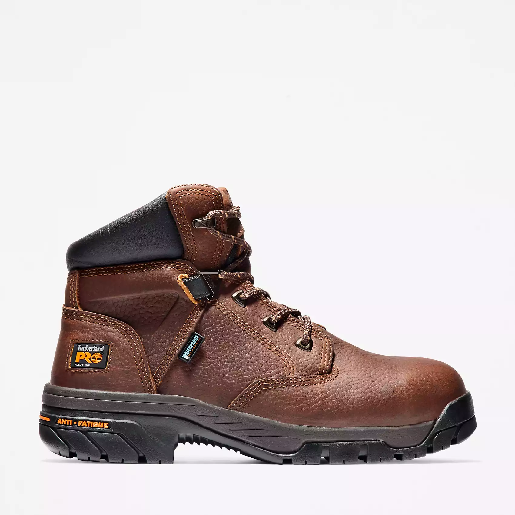 Timberland Pro Helix 6" Waterproof Alloy-Toe Work Boot Men's BROWN