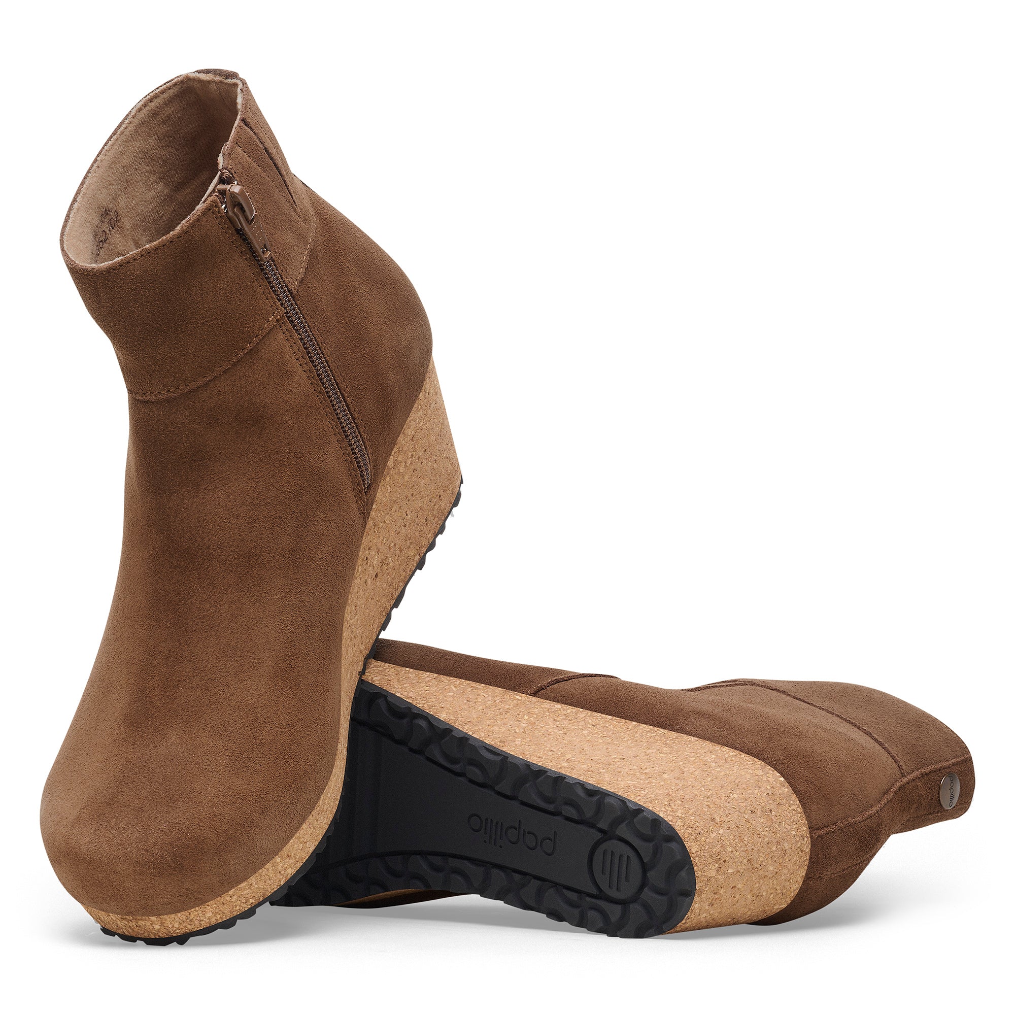 Birkenstock Papillio Ebba Suede Leather Women's DARK TEA