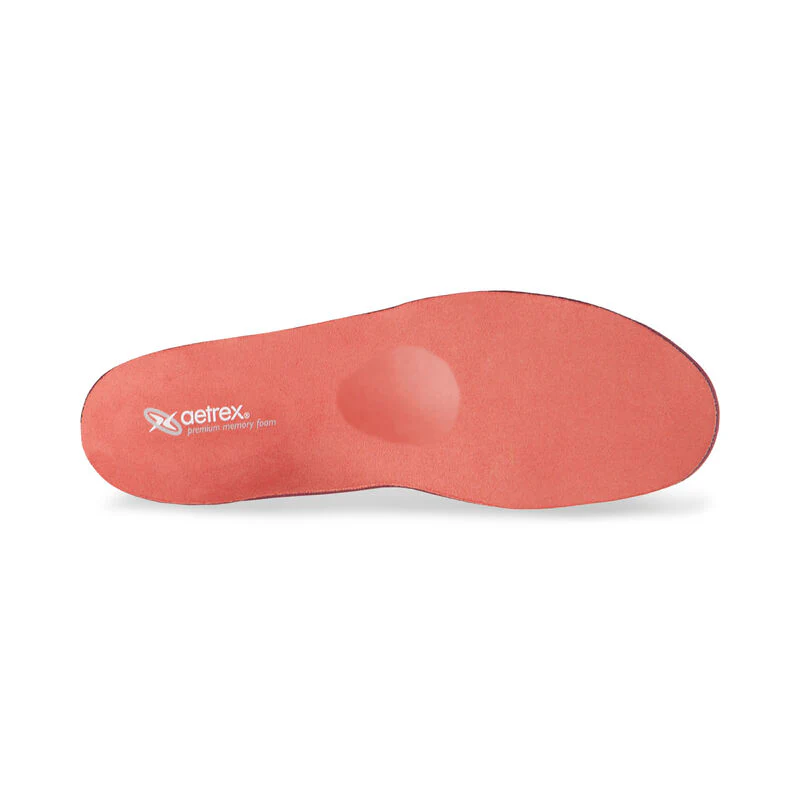 Aetrex Premium Memory Foam Orthotics W/ Metatarsal Support Women's PINK