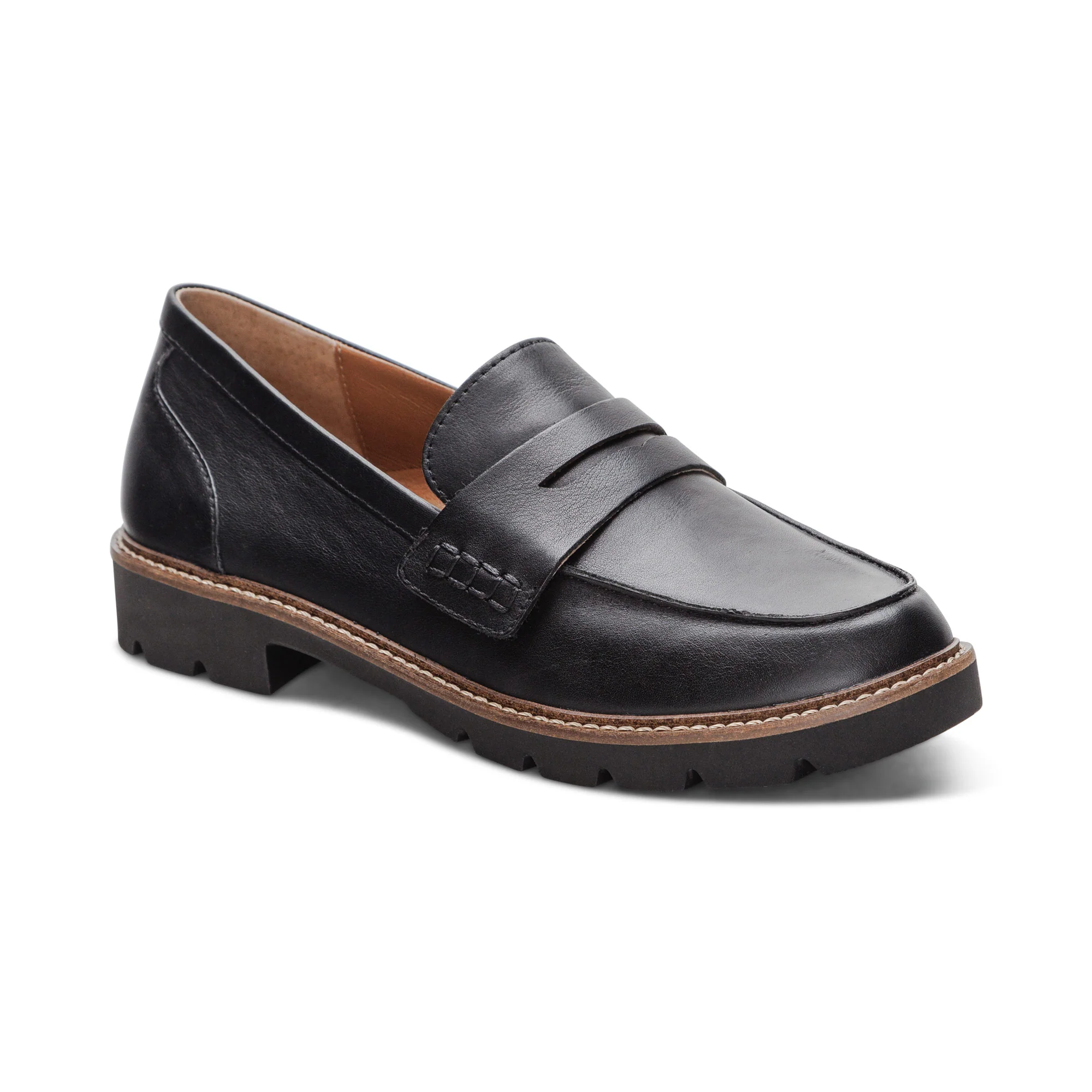 Aetrex Collette Arch Support Loafer Women's BLACK
