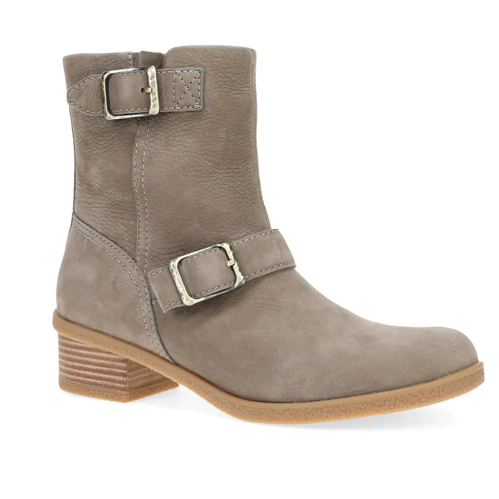 Dansko Delphine Waterproof Nubuck Boot Women's STONE