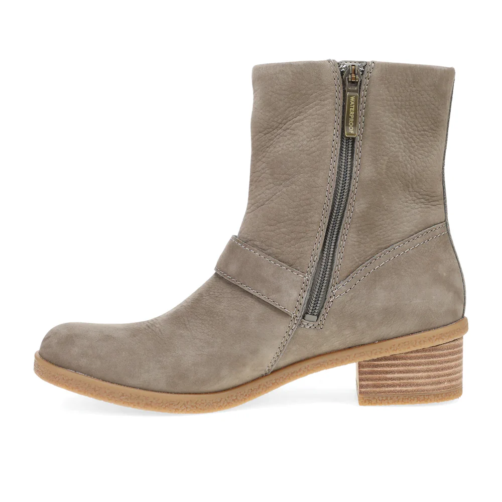 Dansko Delphine Waterproof Nubuck Boot Women's STONE