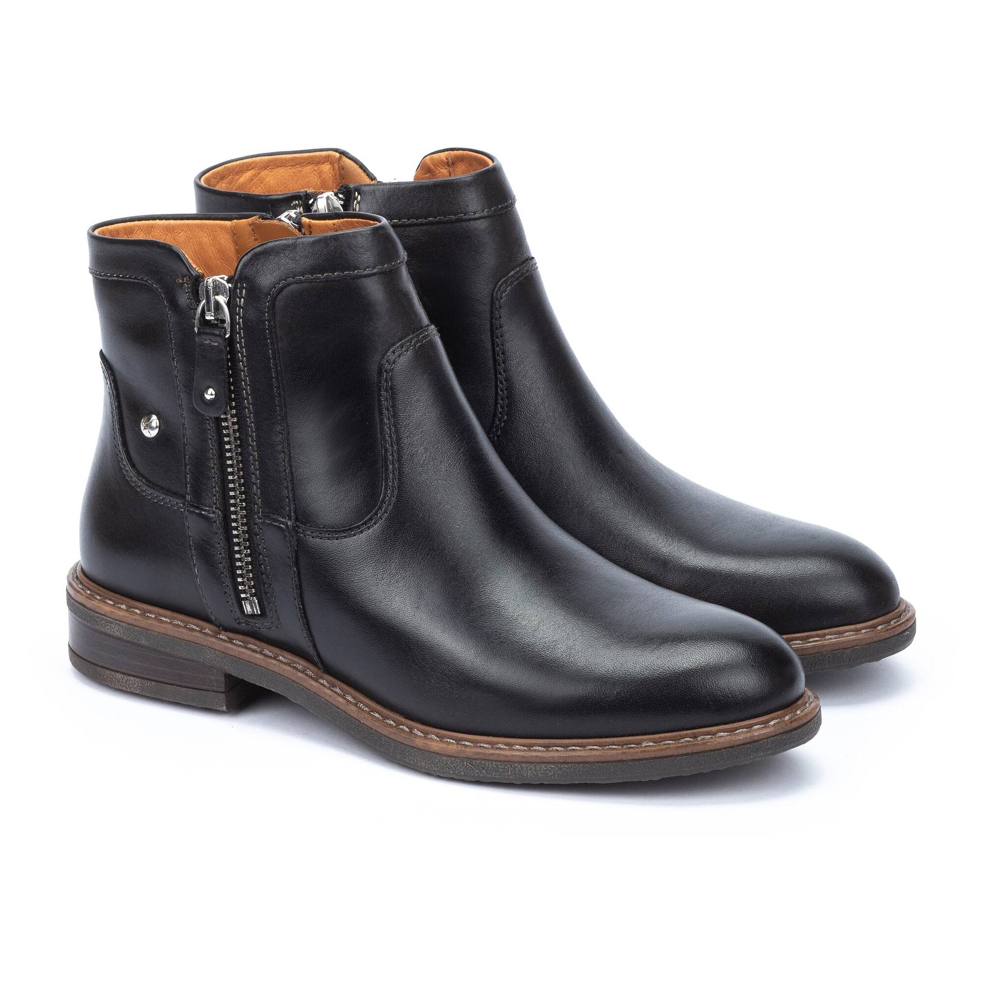 Pikolinos Aldaya Ankle Boots with Zip Women's BLACK