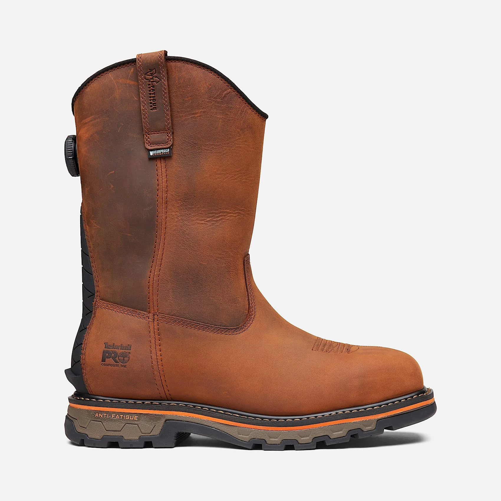 Timberland Pro Boa True Grit Pull-On Work Boot Men's BROWN