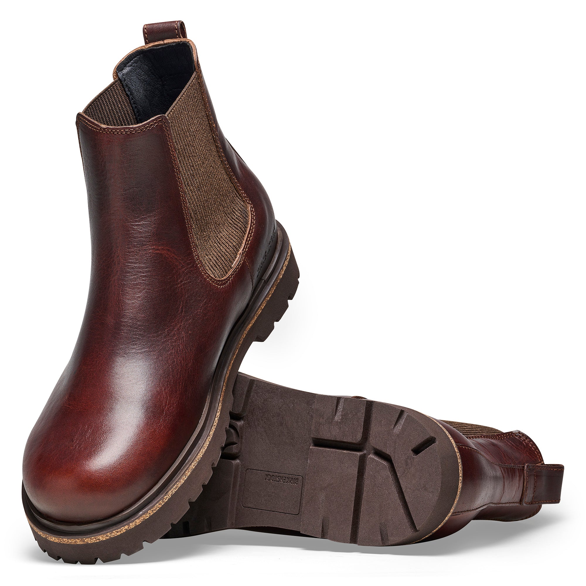 Birkenstock Highwood Leather Slip On Boot Men's CHOCOLATE